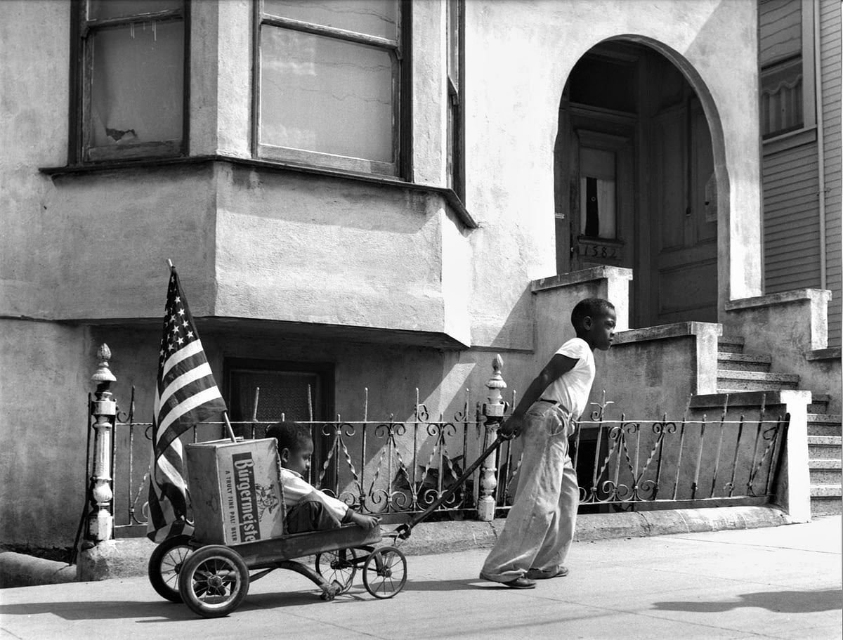 David Johnson - Boy with Wagon